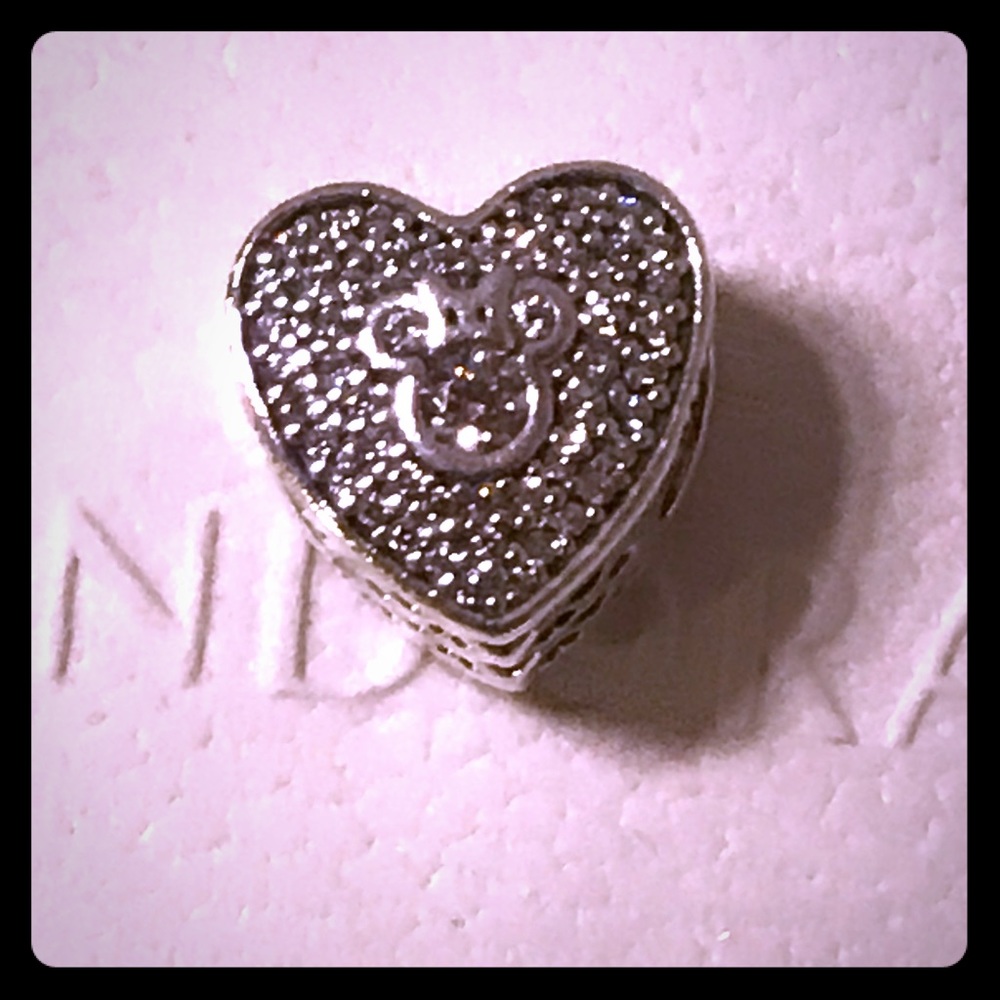 PANDORA  Disney Mickey Minnie Sparkling Heart